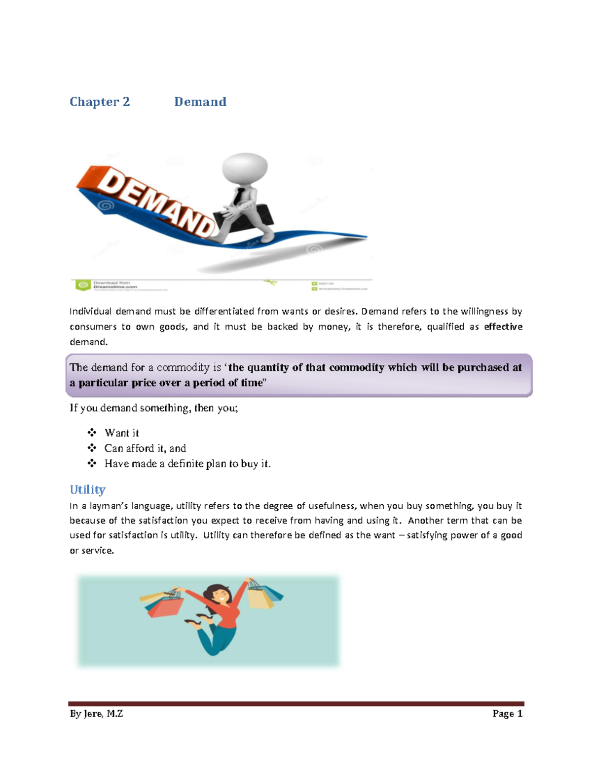 ECO 101 Chapter 2: Demand and Supply Concepts Explained - Studocu