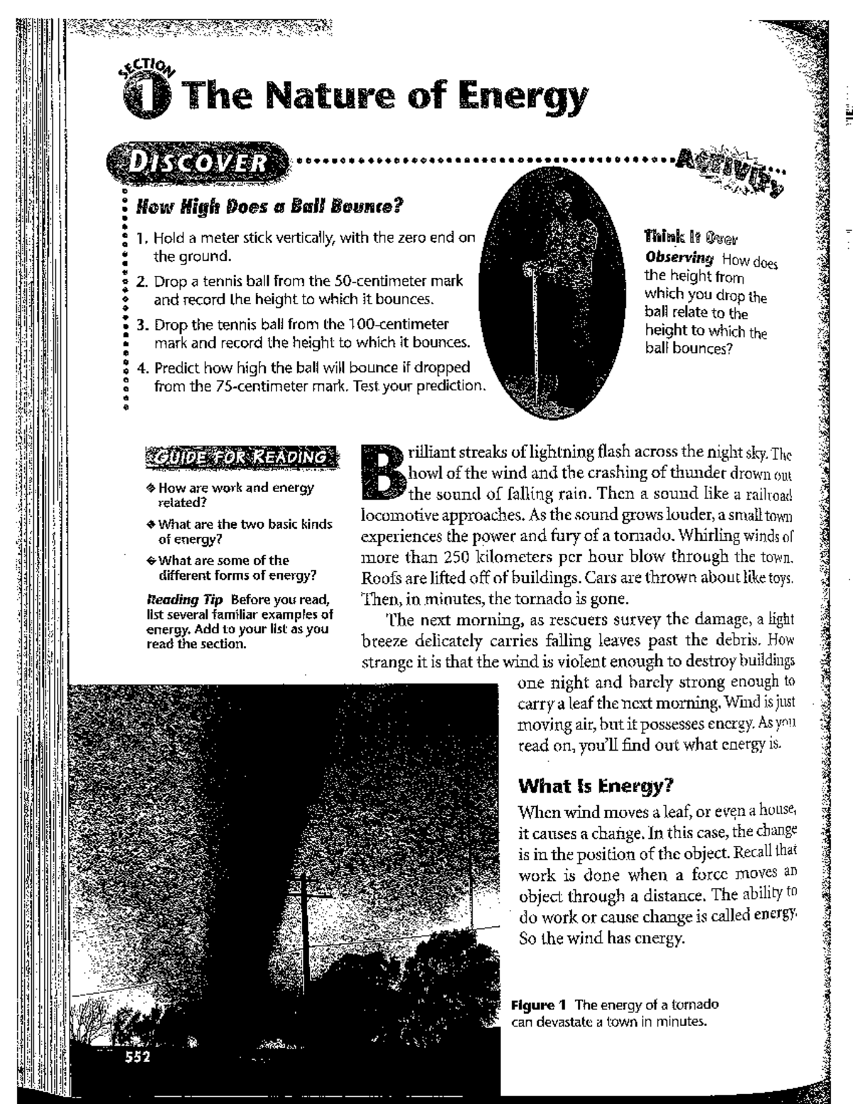 CCTION 1: The Nature of Energy - Chapter 17 Reading Insights - Studocu