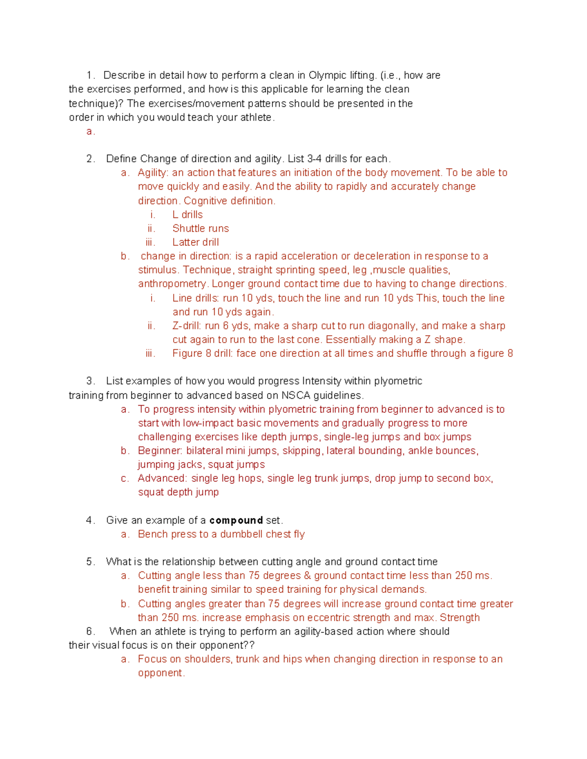 NSCA Guidelines: Agility, Plyometrics, & Strength Training Techniques ...