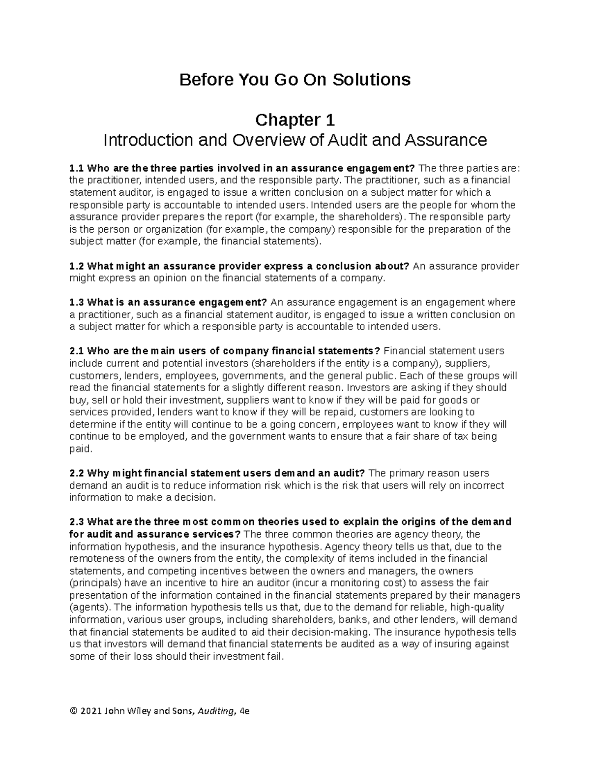 ACCT 101: Chapter 1 - Introduction to Audit and Assurance Concepts ...