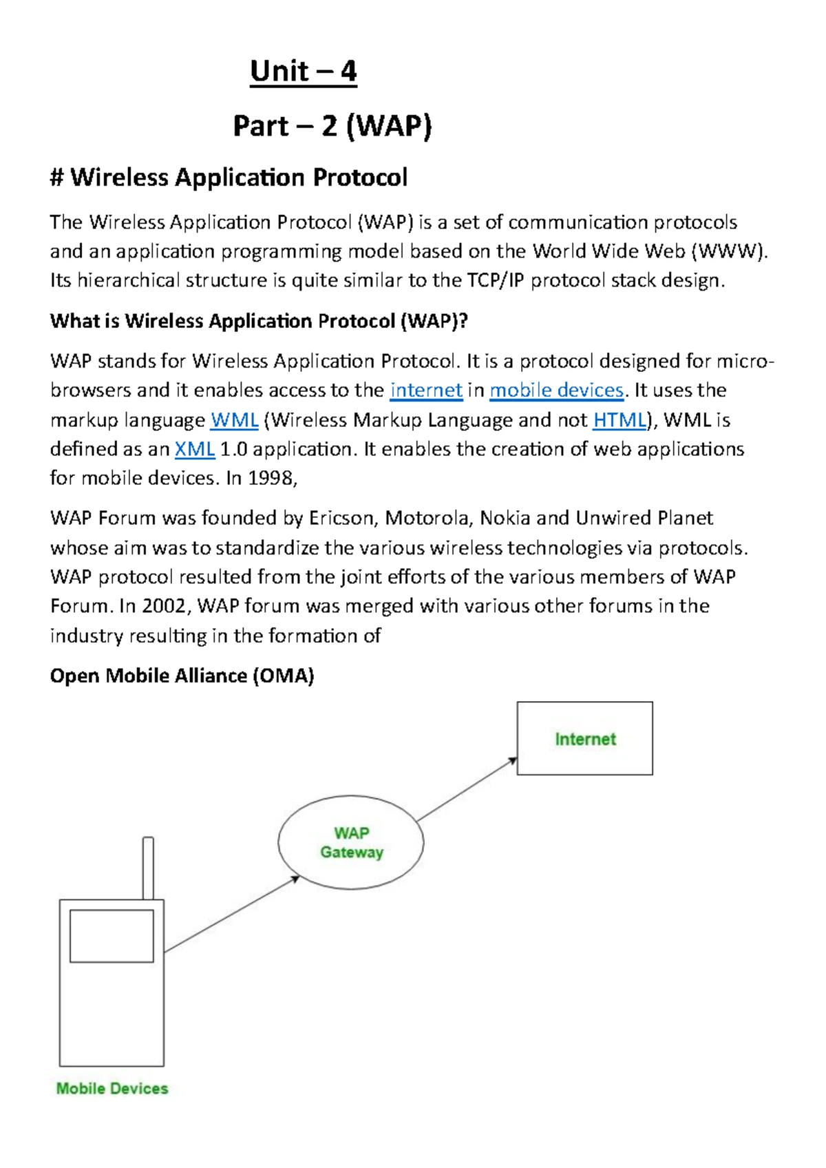 MWC Unit 3: Comprehensive Notes on Mobile Internet Protocols and DHCP ...
