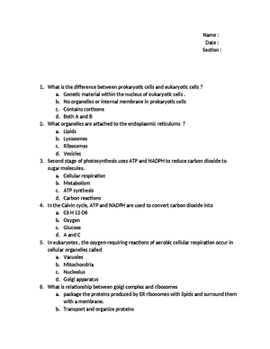 BIOL 1001 Syllabus for Spring 2025 - BIOLOGY 1001, Section 3 Fall 2025 ...