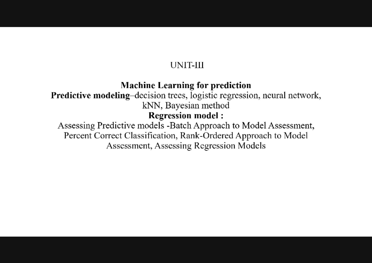 PA UNIT-3 PART1: Understanding Decision Trees in Machine Learning - Studocu
