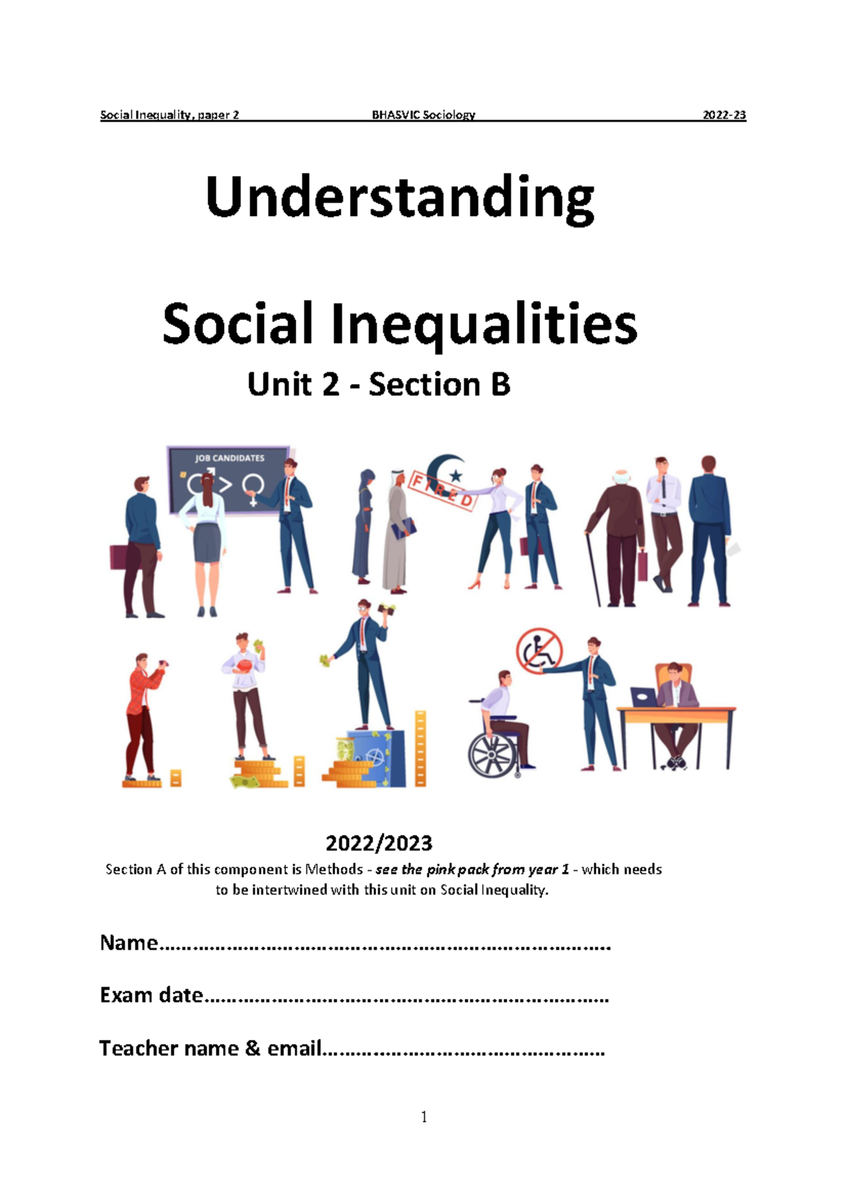 Sociology SCL101: Social Inequality Unit 2 - Comprehensive Notes and ...