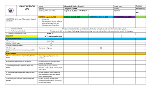 Detailed- Lesson PLAN IN DRR Module Q1 W1 Final - Republic of the ...