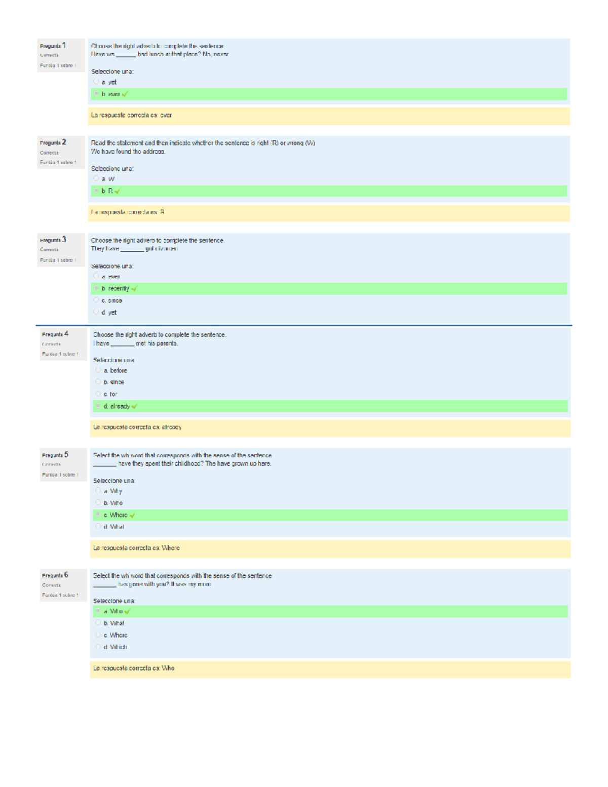 Assignment 3 Questionnaire U2 EX - Adverbs and Wh-Questions - Studocu
