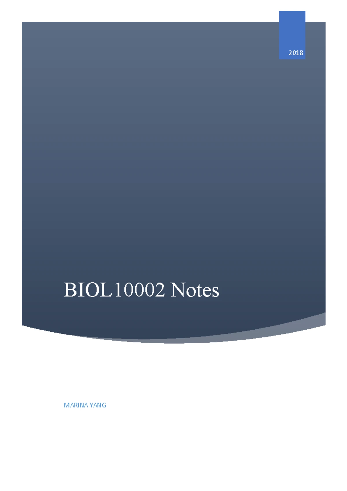 BIOL10002 2023 Sample Exam Answers for Biomolecules and Cells - Studocu