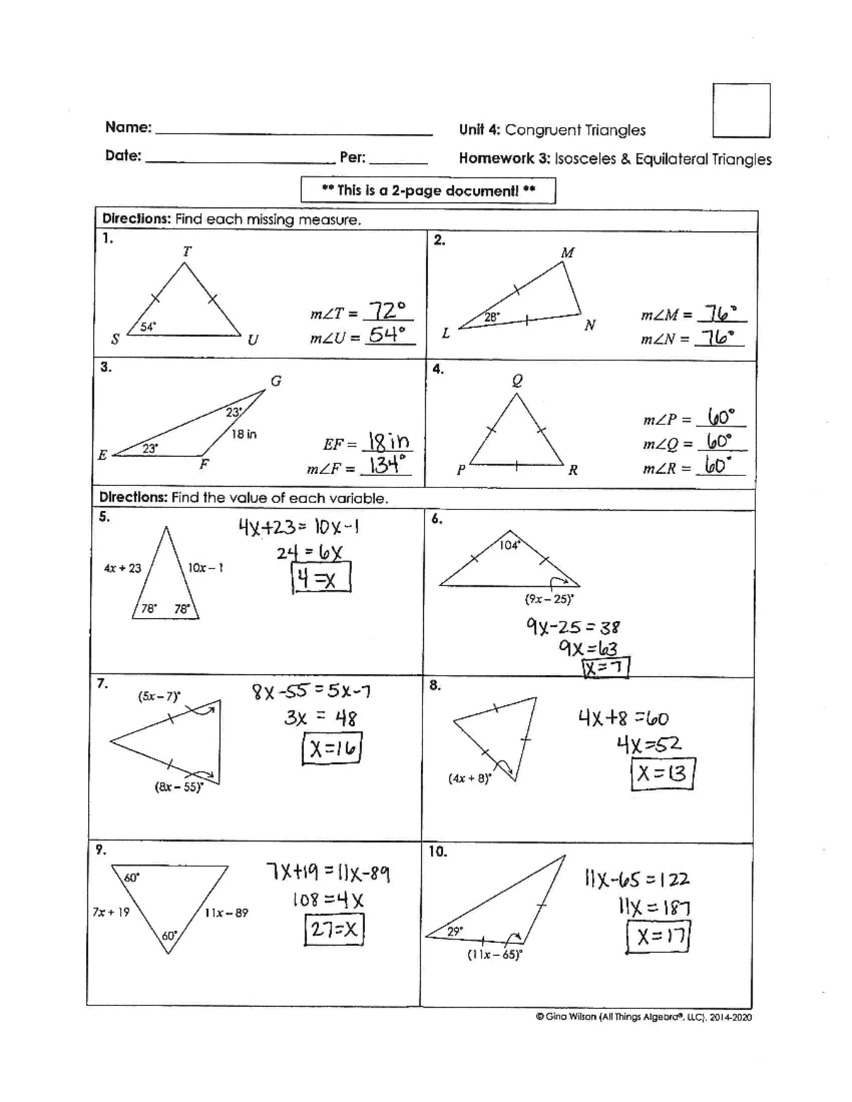 Circle Constructions - Student Guide - Part 2 - Geometric Constructions ...