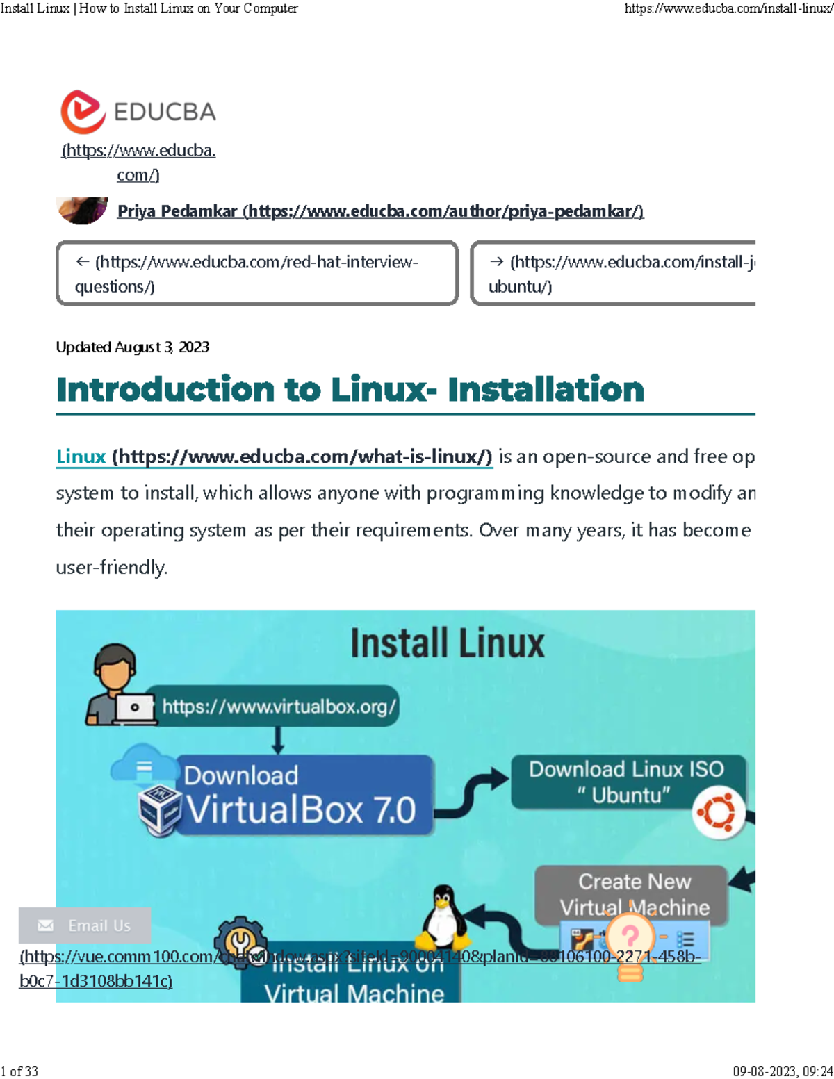 Install Linux How to Install Linux on Your Computer - Article by Priya ...