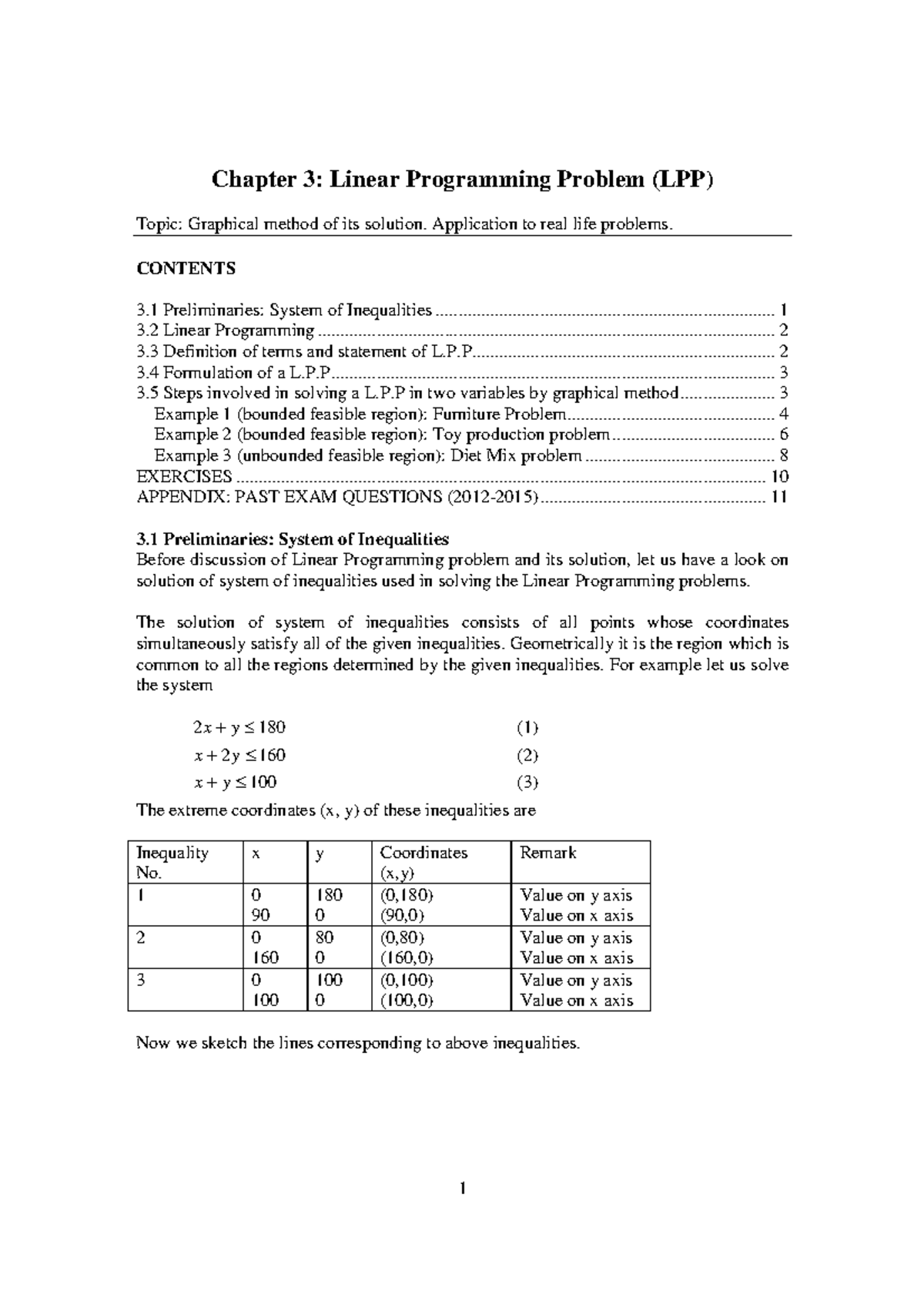 Chapter 3c: M-Linear Programming Problems - STA 101 Notes - Studocu