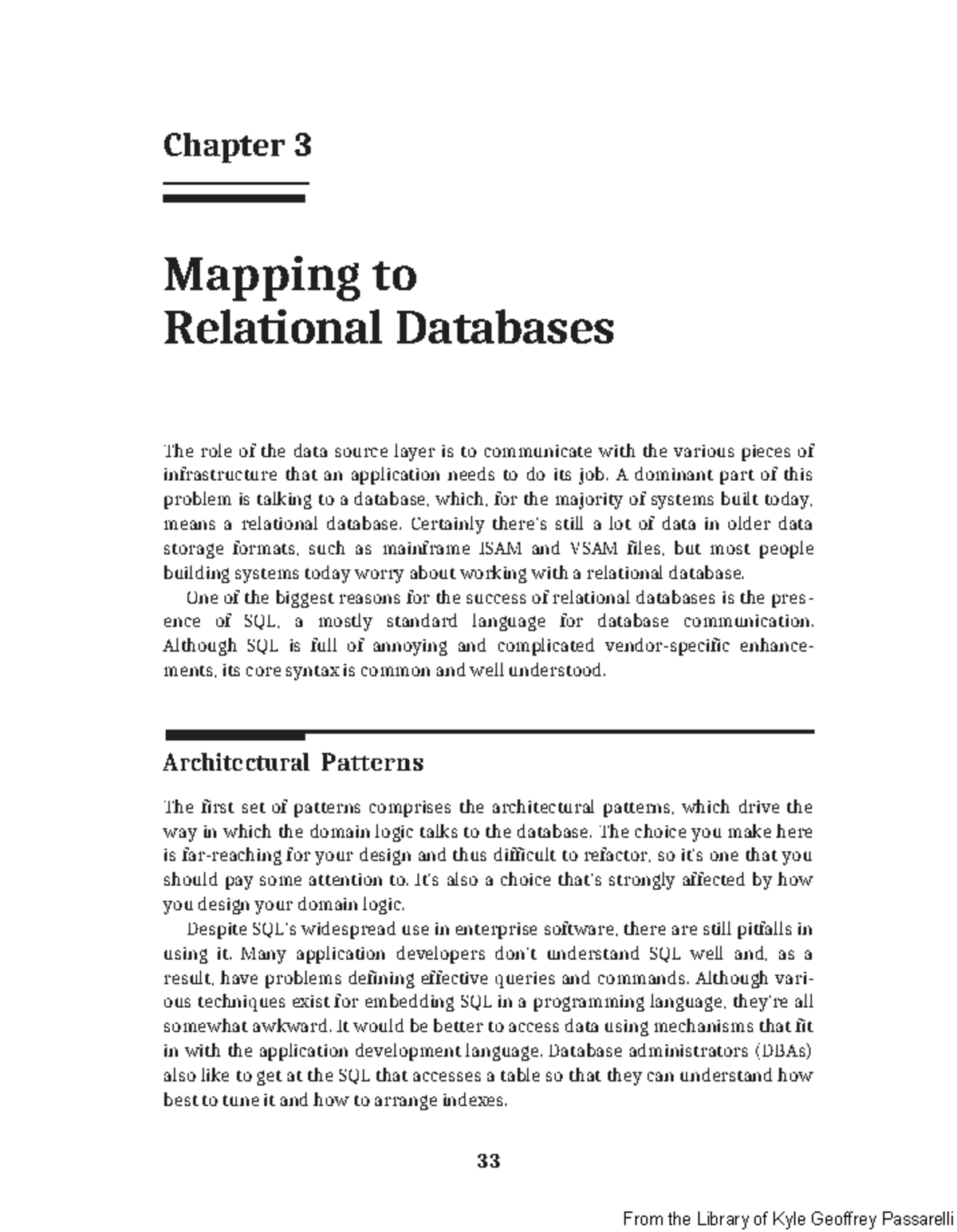 Chapter 3: Mapping to Relational Databases (CS101) - Studocu