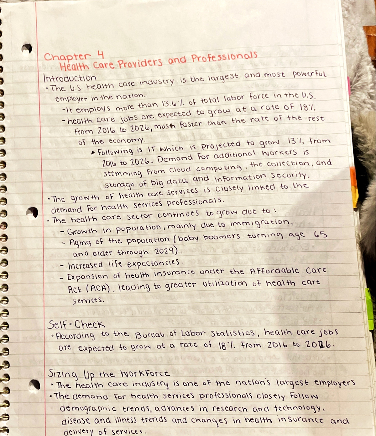 HPA 101 ch. 4 - Notes from class. - Chapter 4 Health care Providers and ...