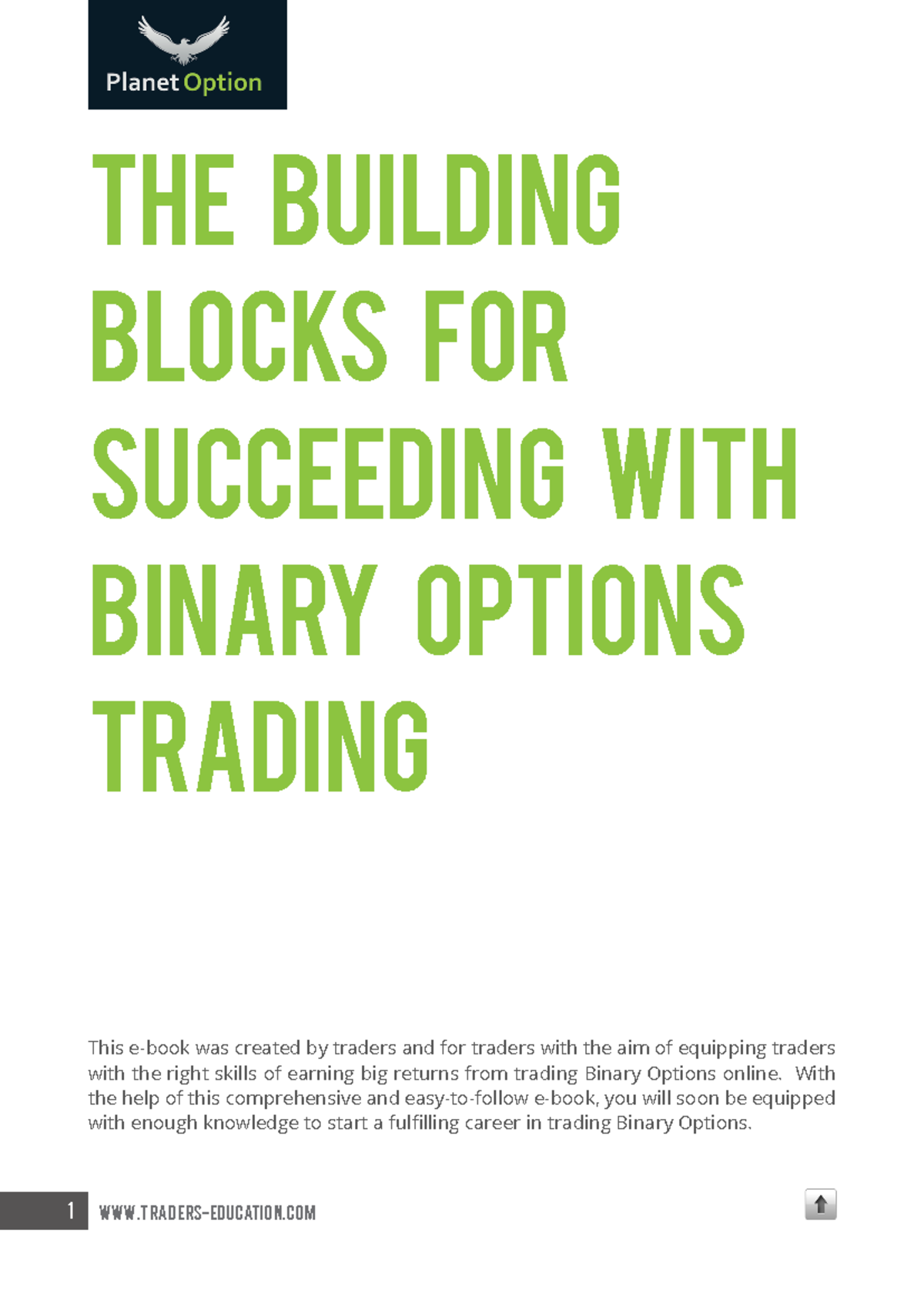 Building Blocks for Successful Binary Options Trading: An E-Book Guide ...