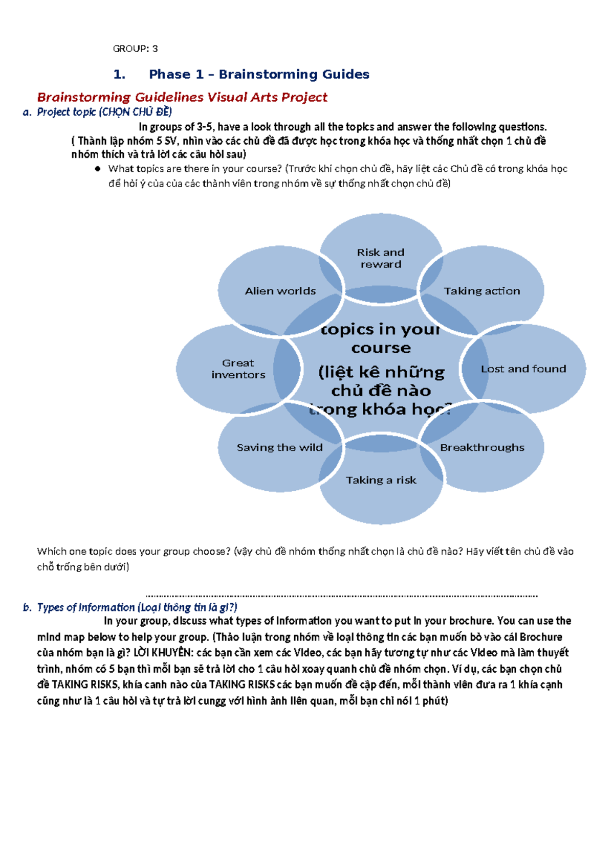 Backup of Phase 1 - Visual ART - Project (final) - GROUP: 3 1. Phase 1 ...