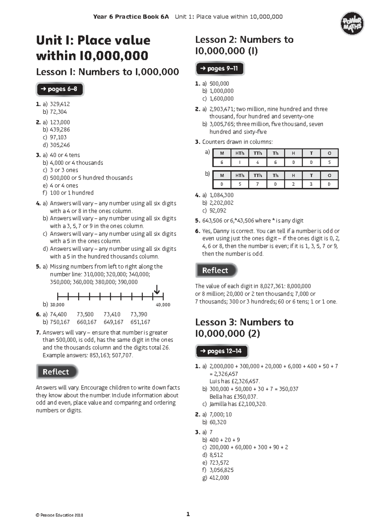 Year 6 Practice Book 6A: Answers for Units 1-5 - Studocu