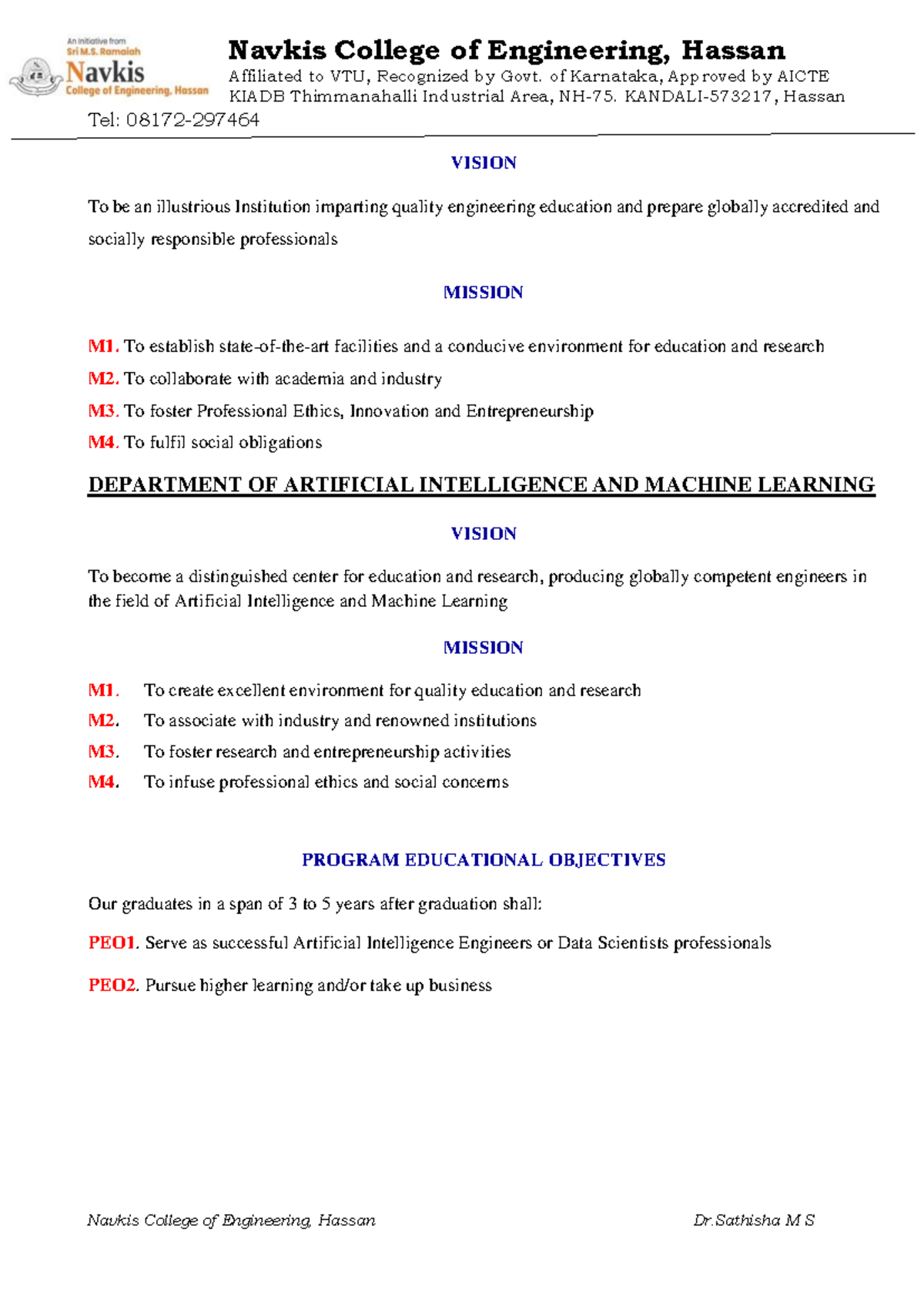 BCS401 Module 1 - nil - Navkis College of Engineering, Hassan ...