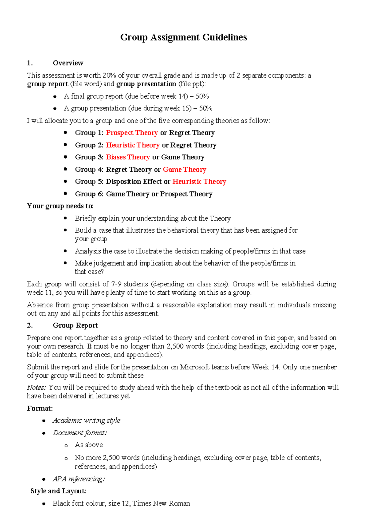 0.2. Group Assignment Guidelines - Group Assignment Guidelines 1 ...