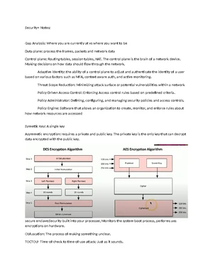 Network Security - Study Notes & Assignments - Studocu