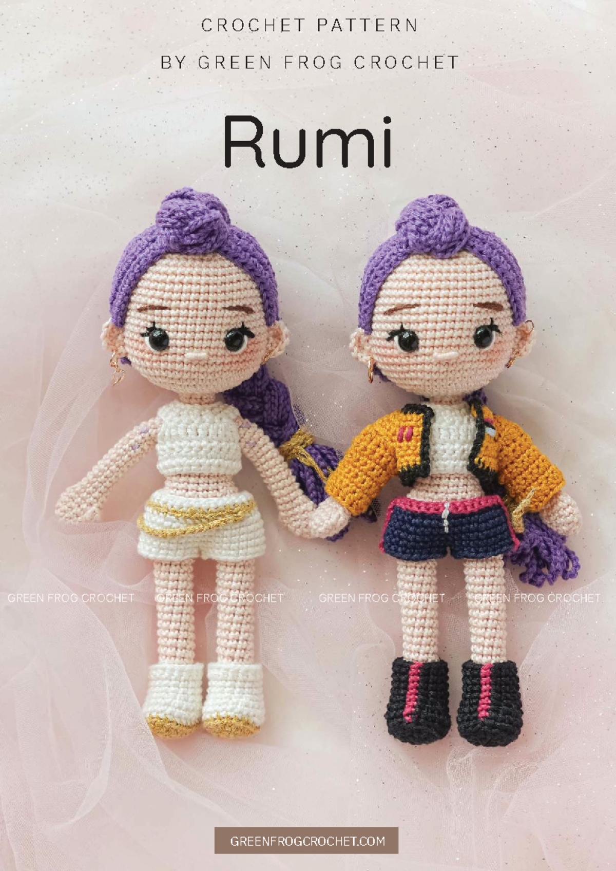 Rumi 2025 Green Frog Crochet Pattern Guide - Document Preview