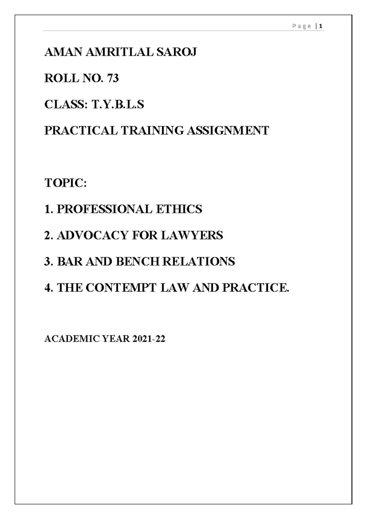 DLLE Report: Final Submission by Riya Rajesh Kavedia, 4th Year BA - Studocu