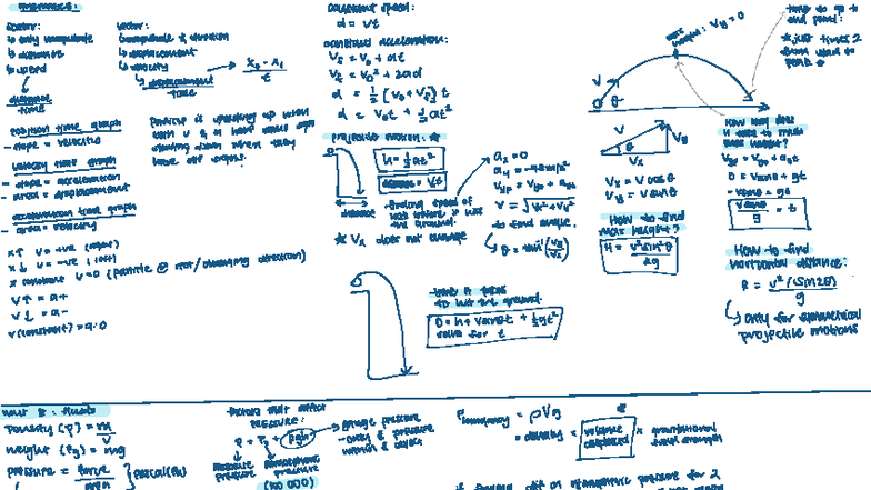 Physics 101: Lecture Notes on Forces and Motion - Studocu
