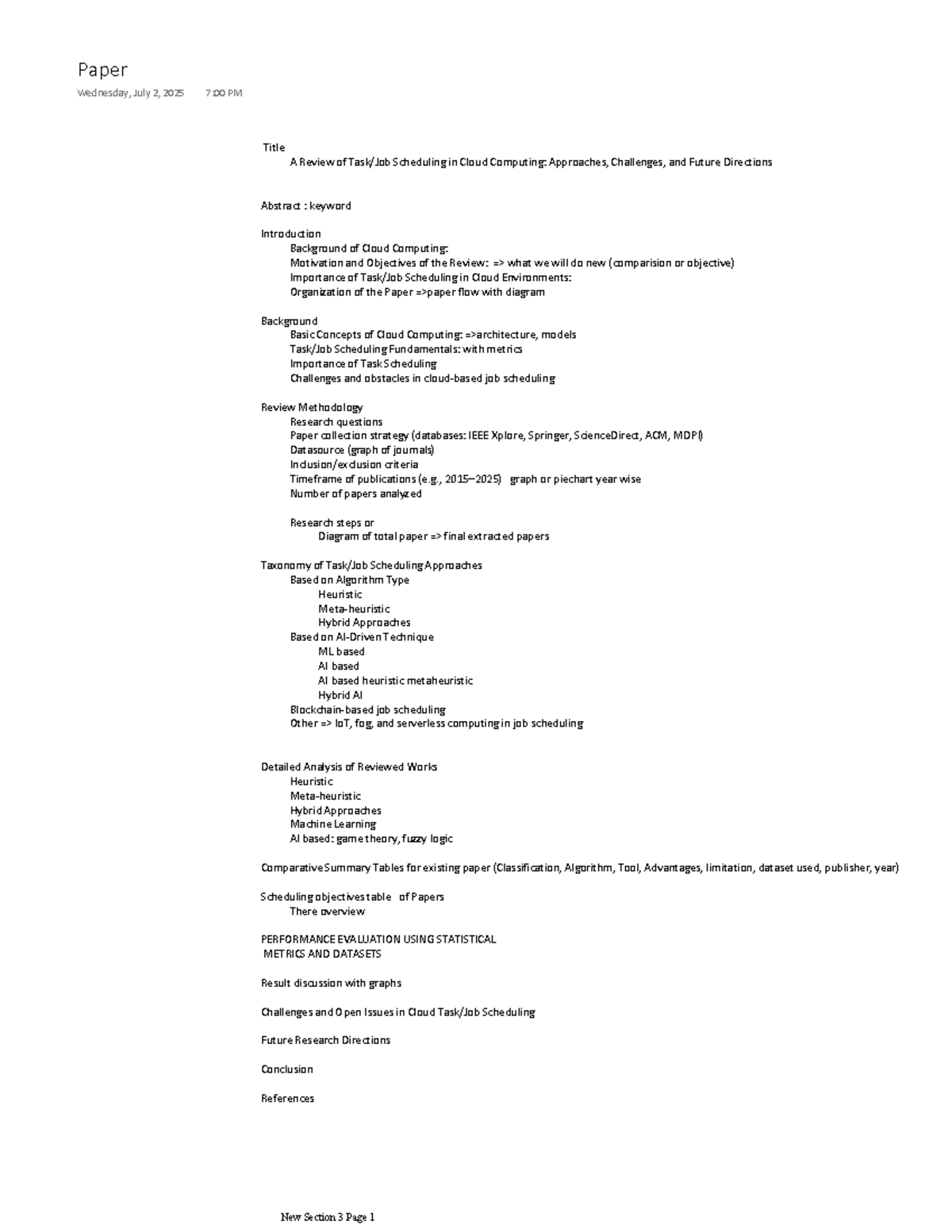 Cloud Computing Scheduling Review: Approaches & Challenges (2025) - Studocu