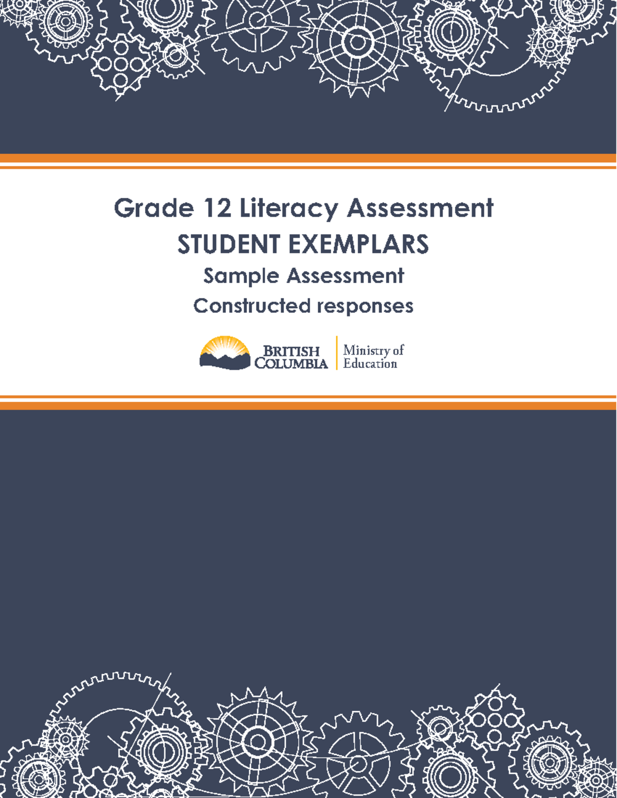 Grade 12 Literacy Assessment: Analyzing AI Implications - Student ...