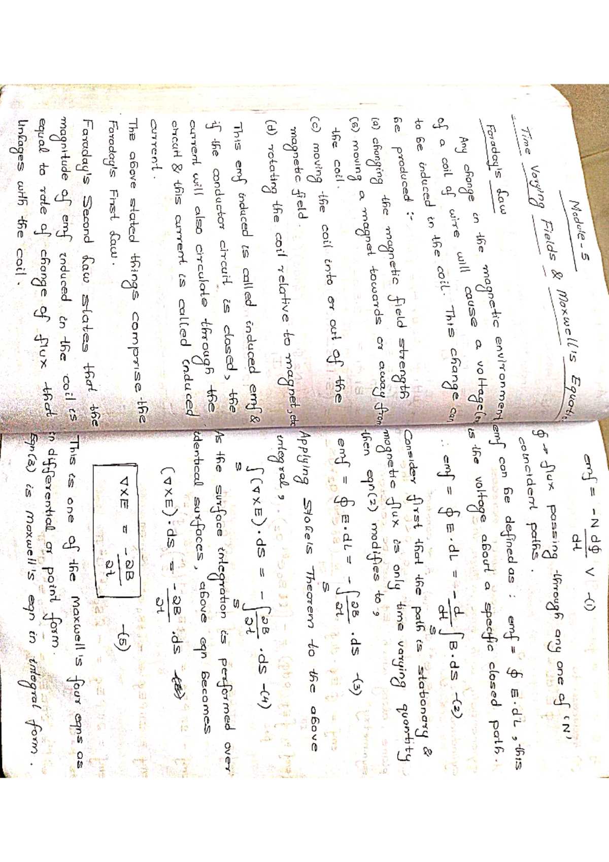 Module 5 - EMW Final Exam Lecture Notes on Electromagnetic Fields - Studocu