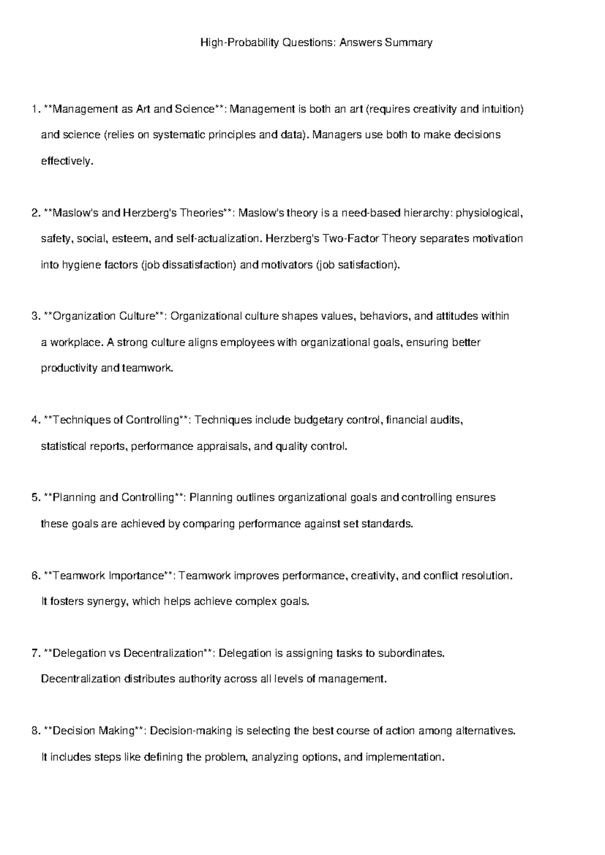 High probability answers 300 words - High-Probability Questions ...