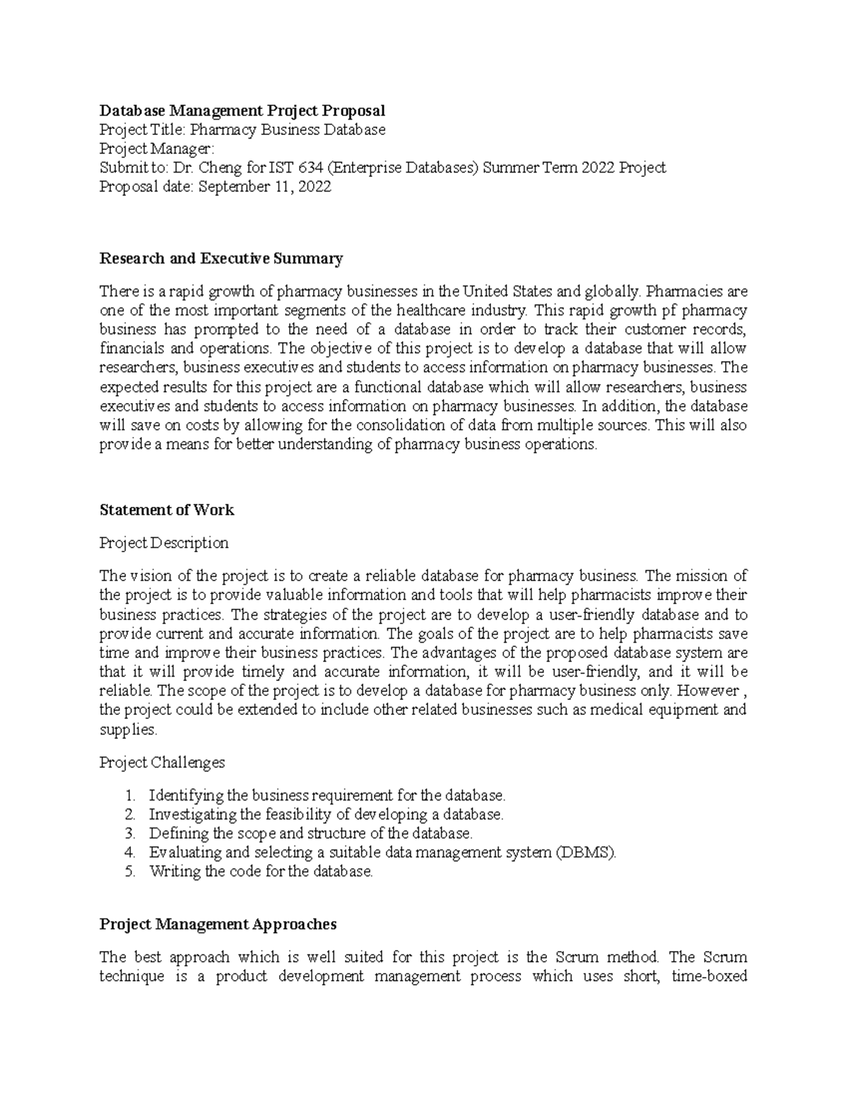 New - This assignment is a milestone for this given course - Database ...