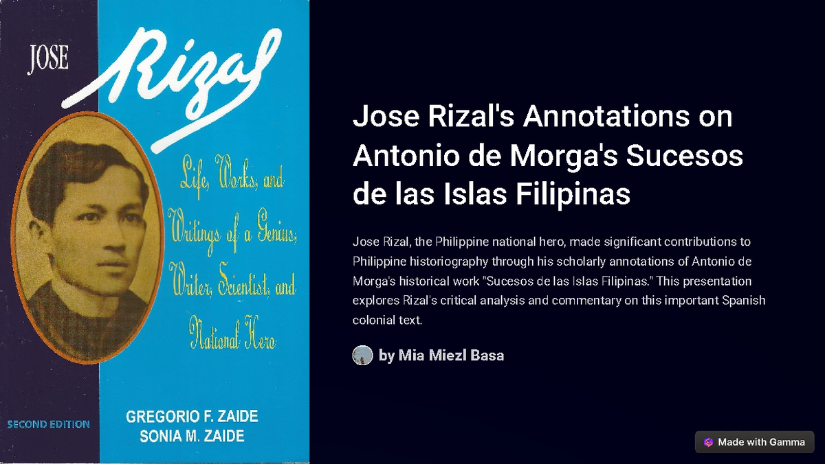 Untitled - N/A - Jose Rizal's Annotations on Antonio de Morga's Sucesos ...
