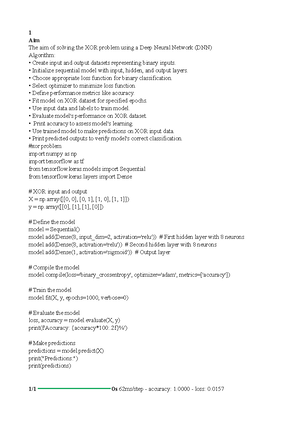 DEEP Learning LAB Manual - DEPARTMENT OF ARTIFICIAL INTELLIGENCE AND ...
