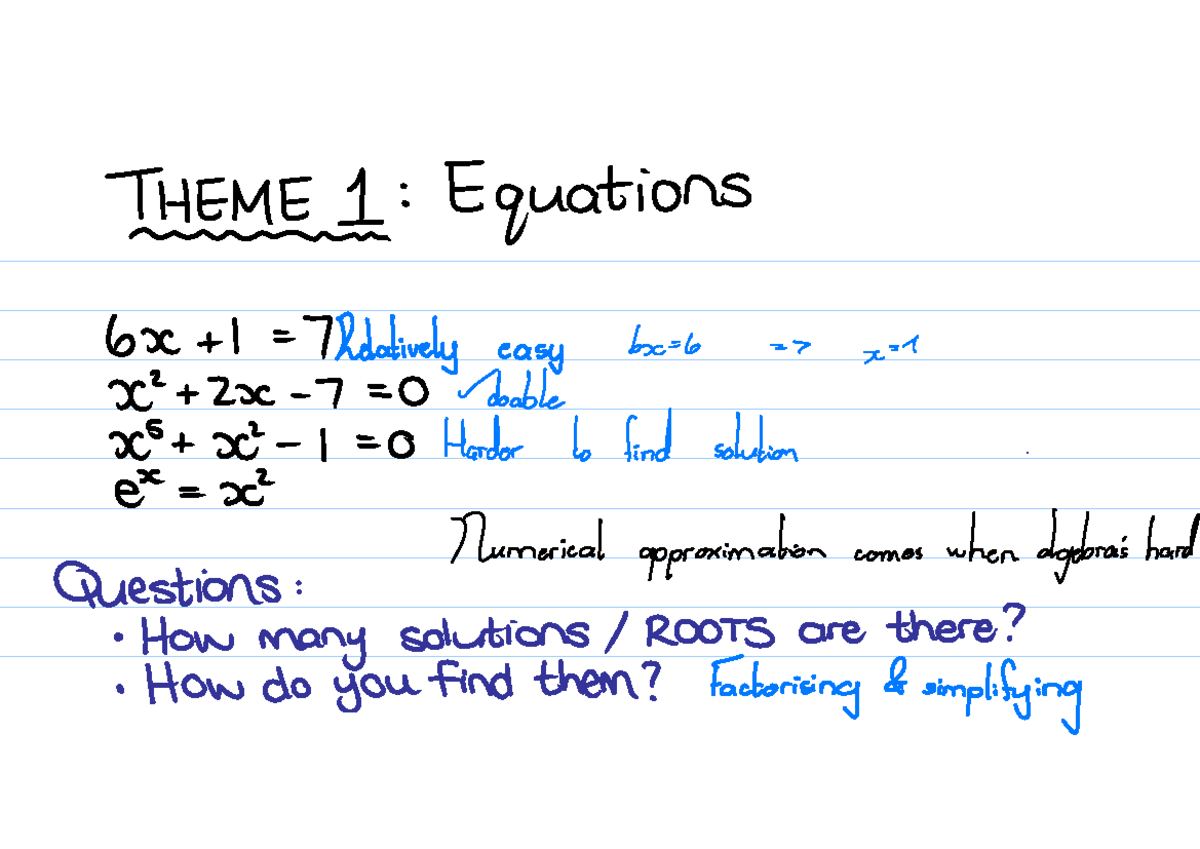 Numerical Methods for Polynomial Roots - 123 Unit 1 Notes - Studocu