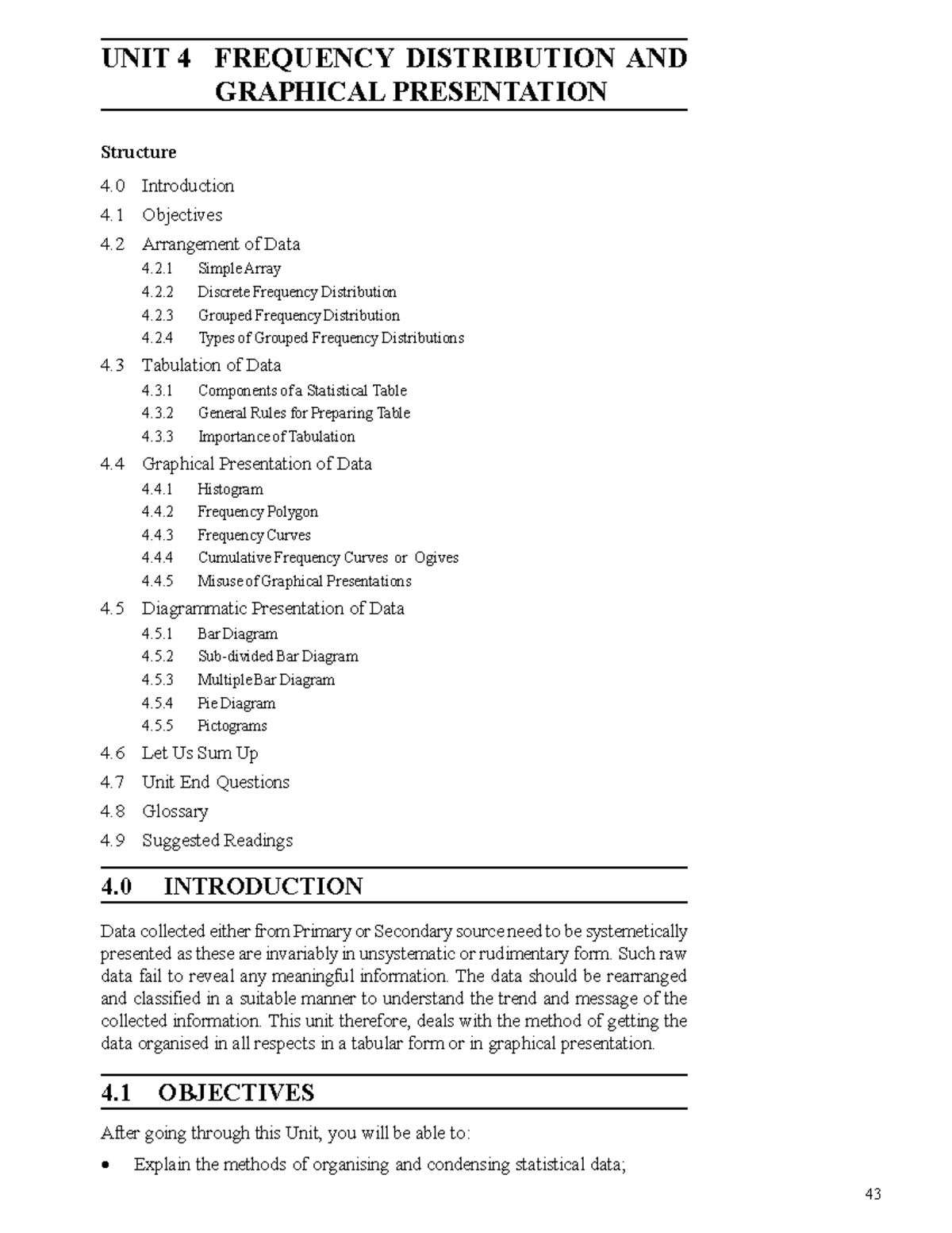 Unit-4: Frequency Distribution & Graphical Presentation in Statistics ...