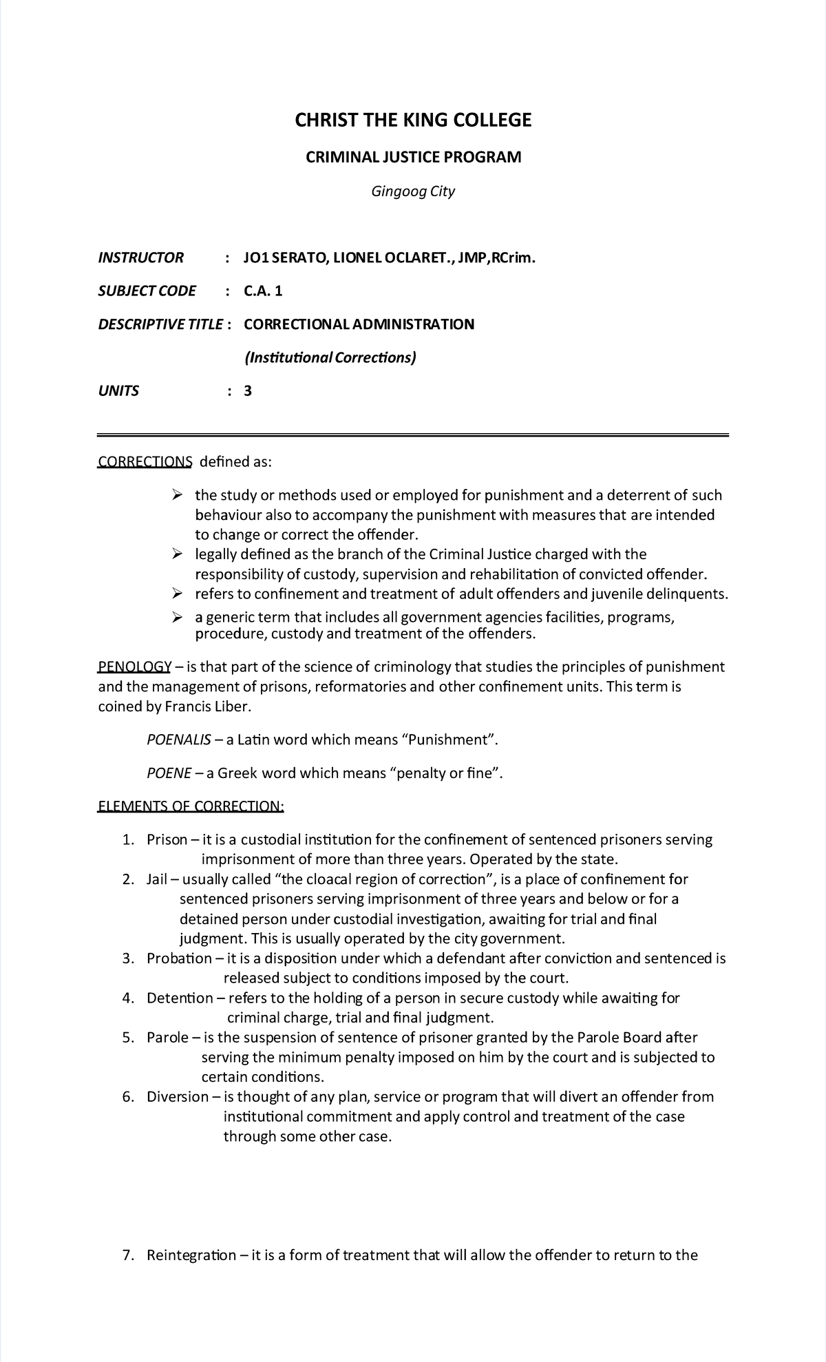 Final Exam Study Guide for CLIEAC 0: Key Concepts and Topics - Studocu