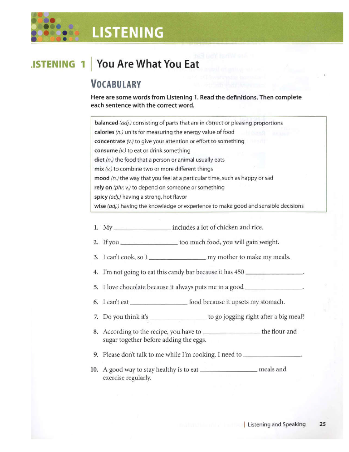 E1B W6 Extra Listening Practice Activities - Studocu