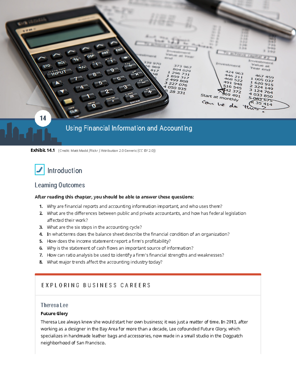 Using Accounting Info Effectively: Overview of Chapter 14 Concepts ...
