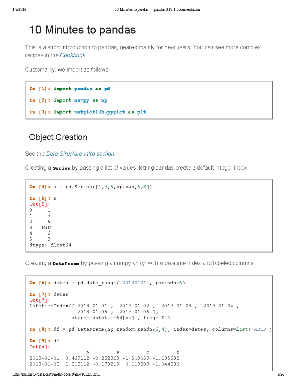 "CS101: Intro to Pandas & Object-Oriented Programming Basics" - Studocu