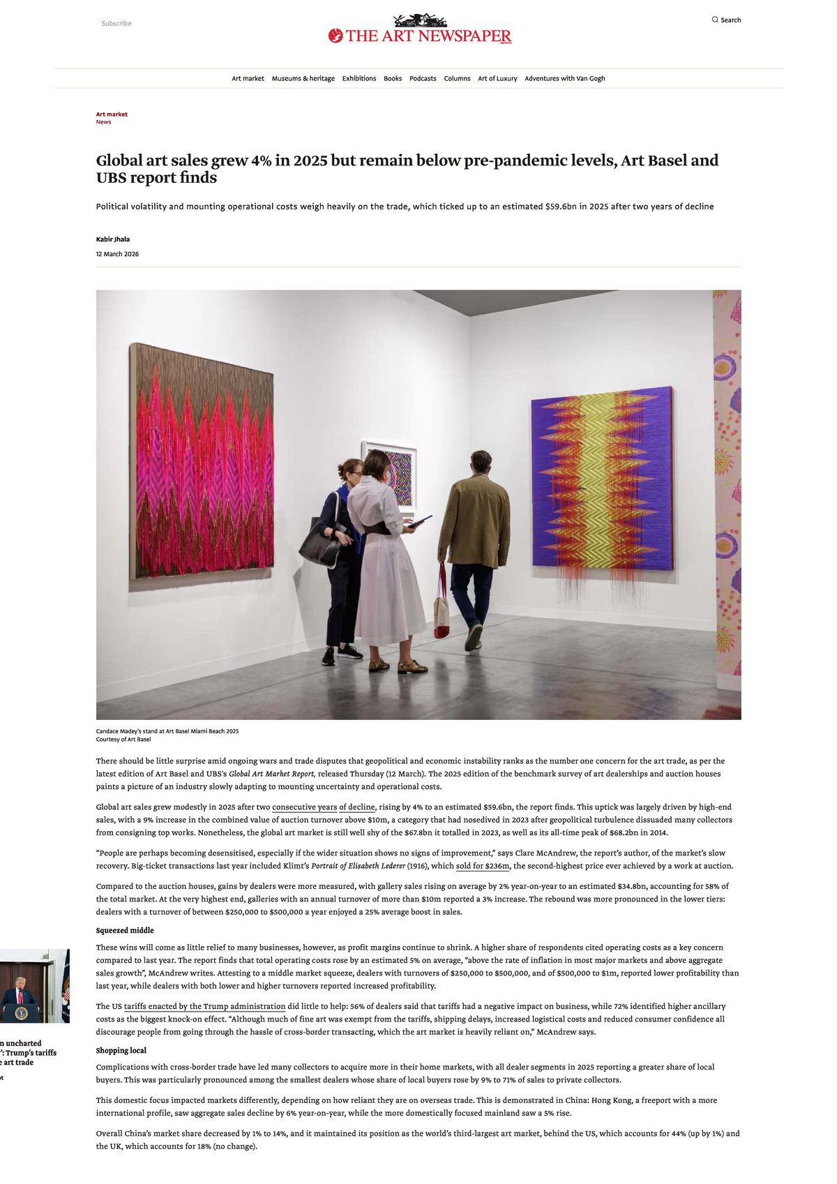 Global Art Sales Report 2025: Trends & Challenges in the Market - Studocu
