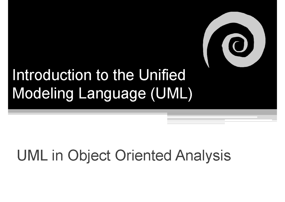 SE 2025 04 1 UML Analysis: Understanding Domain Modeling Basics - Studocu