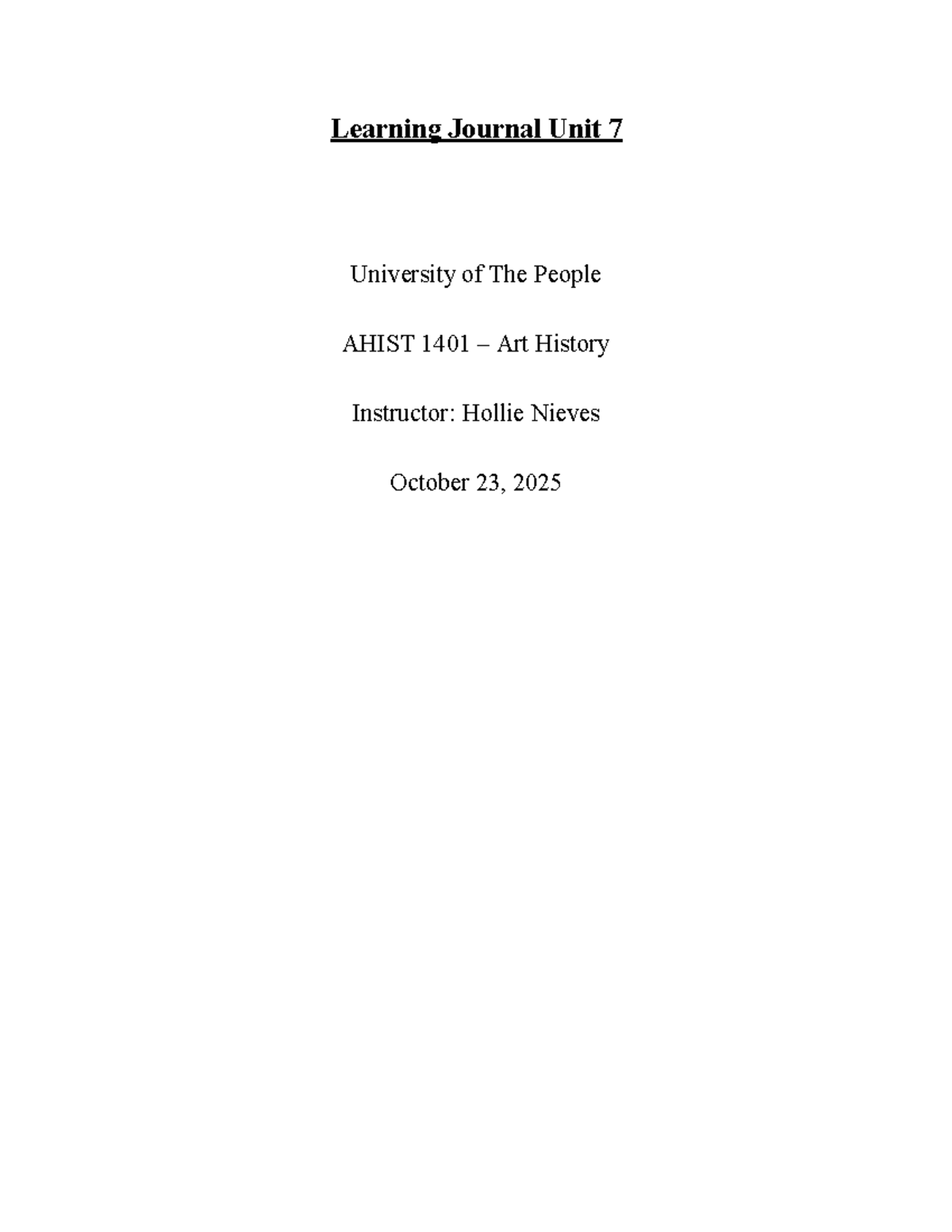 AHIST 1401 - Learning Journal: Influence of Cézanne on 20th Century Art ...