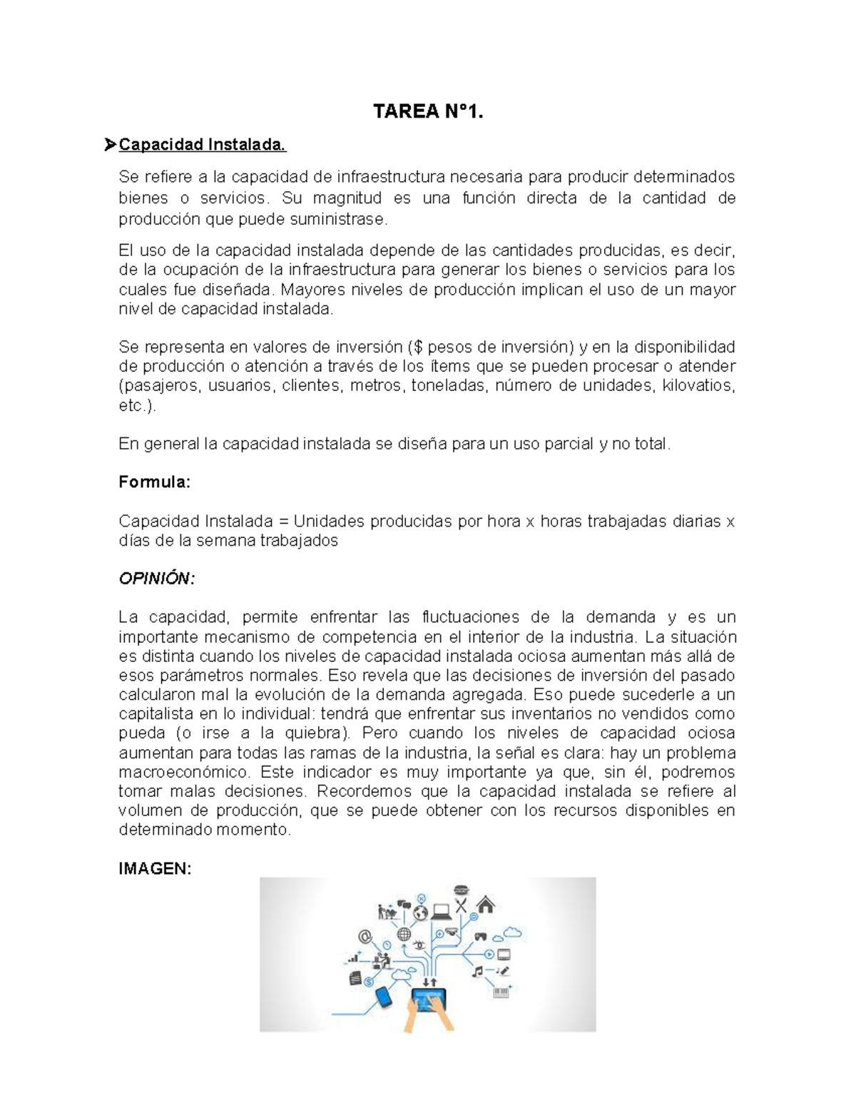 Análisis de Capacidad Instalada y Capacidad Real en la Industria - Studocu