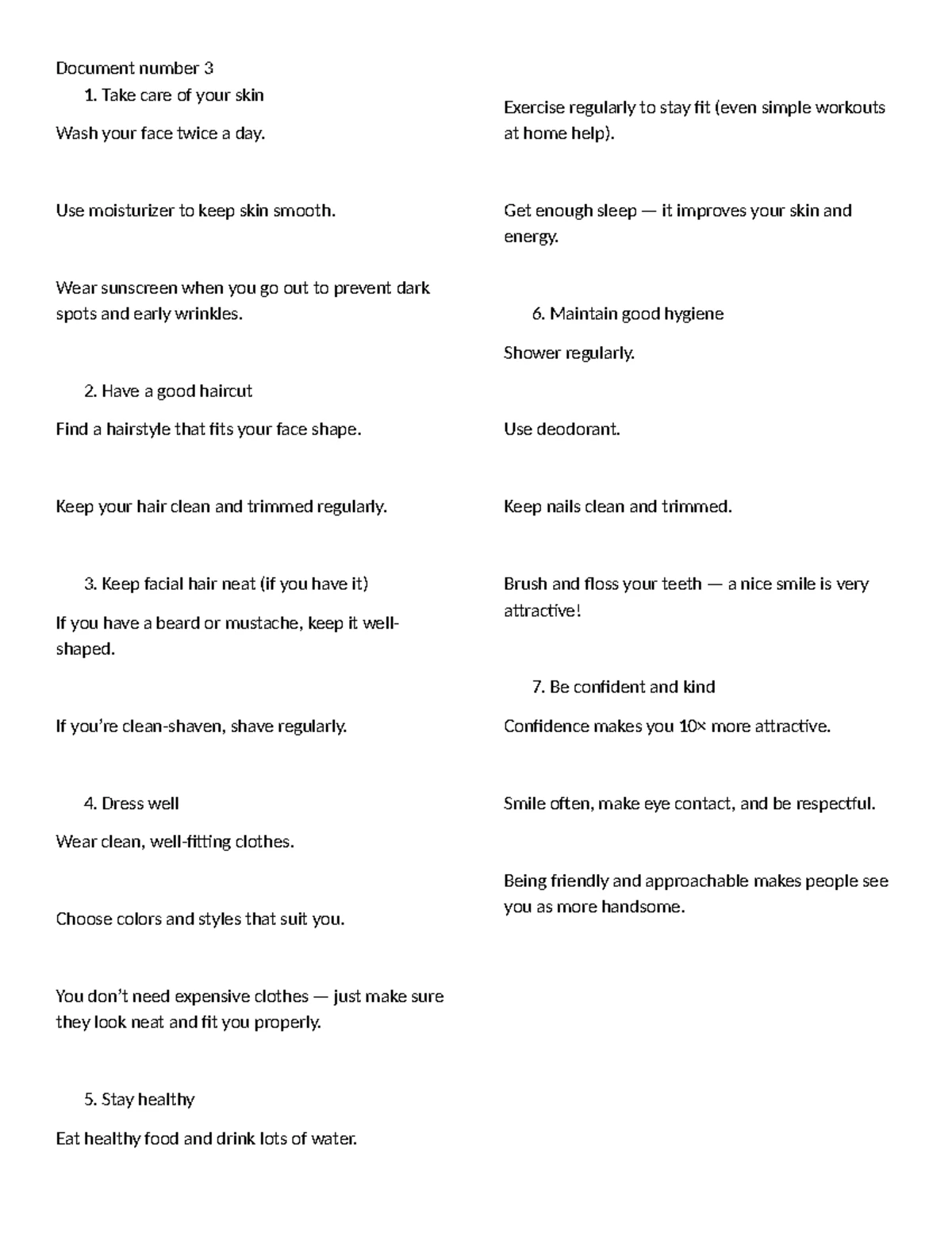 Document 2 - Tips for Effective Communication and Humility - Studocu