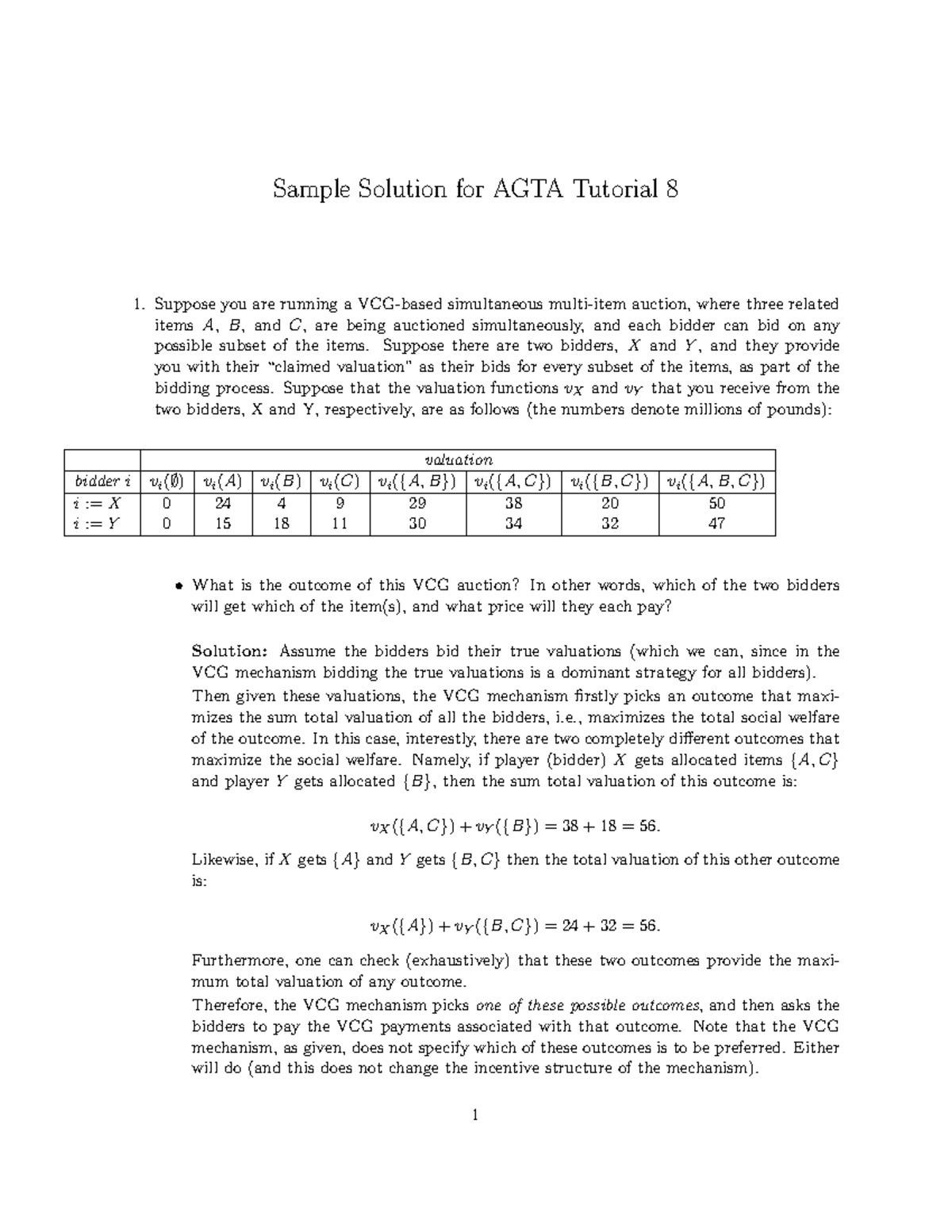 Tutorial 8 Solutions - Sample Solution for AGTA Tutorial 8 1. Suppose ...