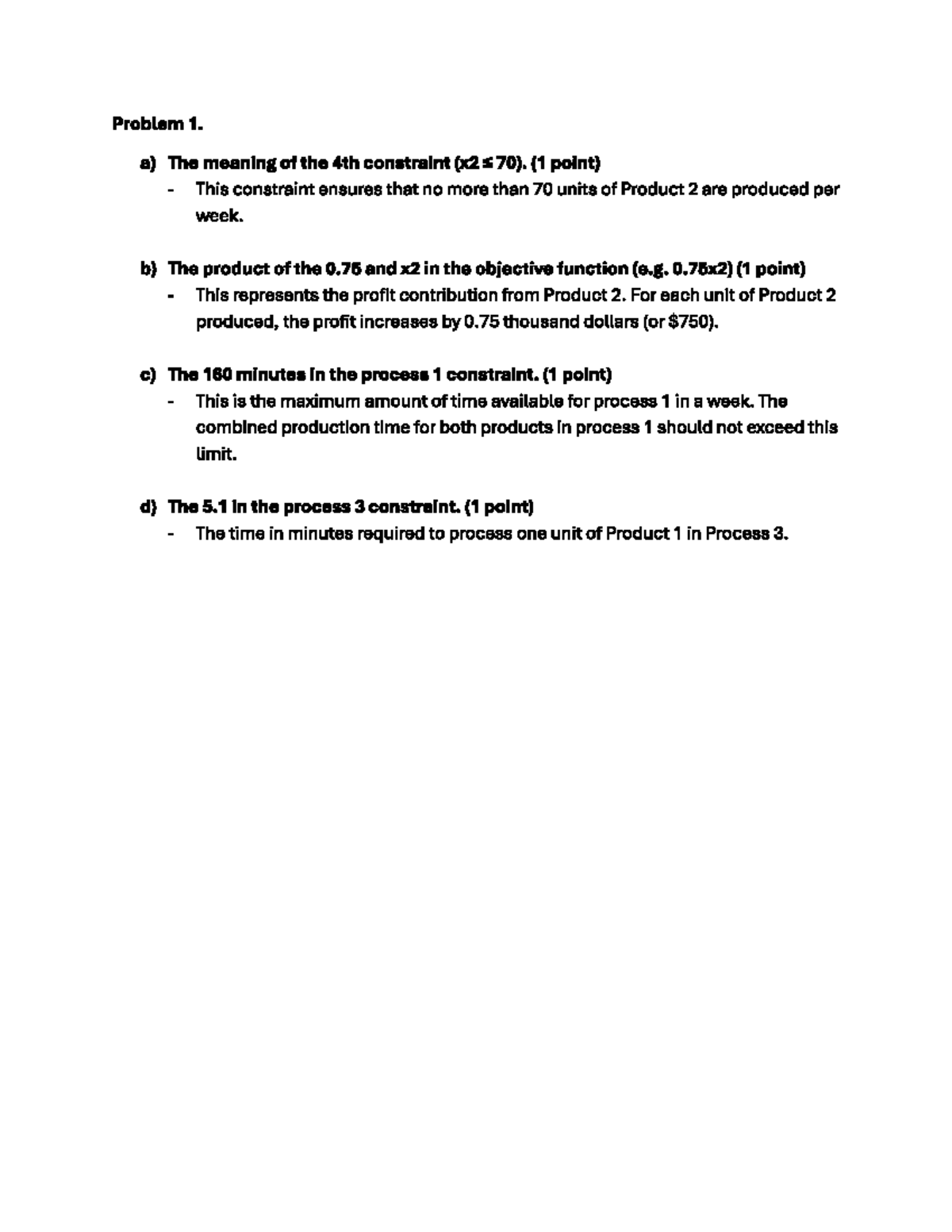 Assignment 1: Business Analytics Study Guide (Q1-Q5) - Studocu