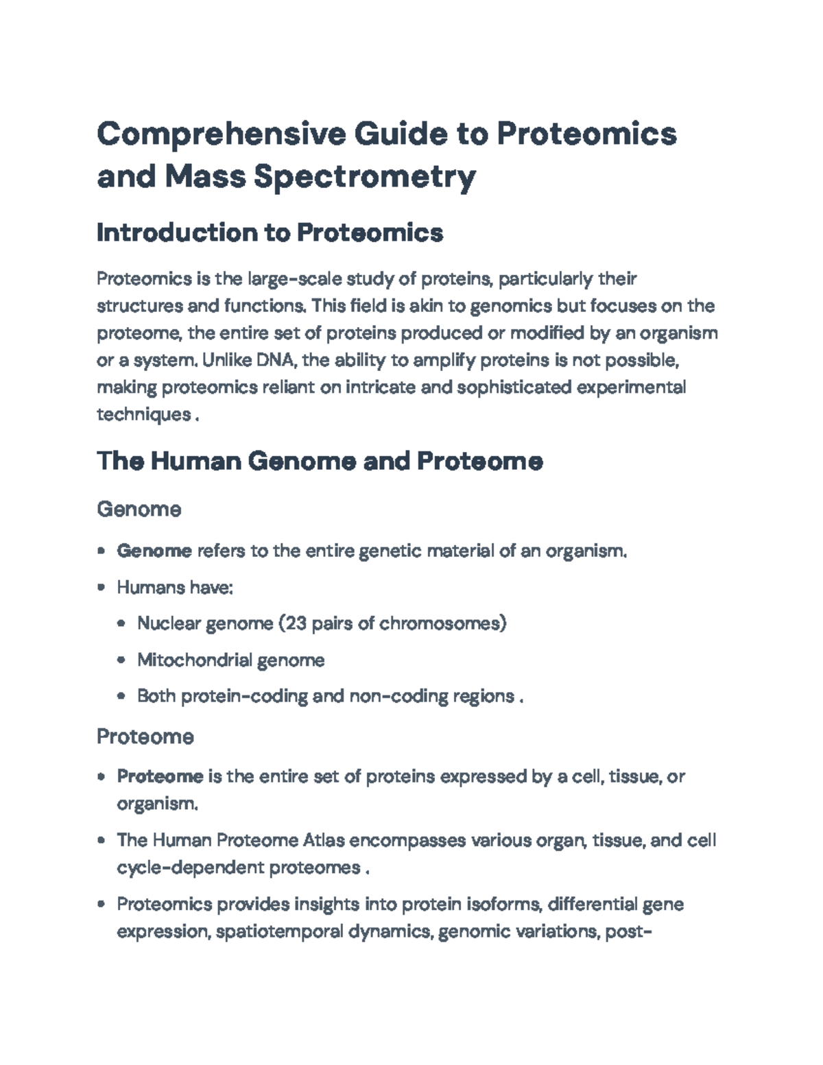 Comprehensive Guide on Proteomics and Mass Spectrometry Techniques ...