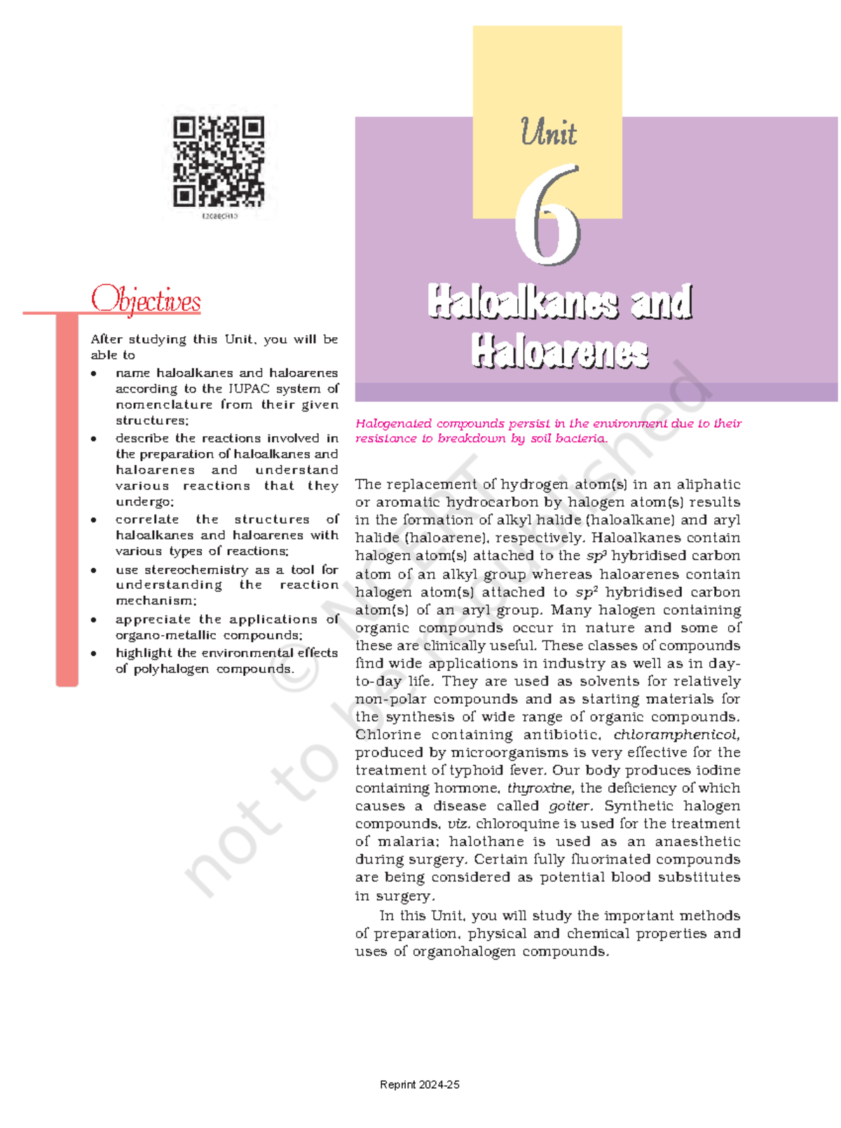 Chem 160: Unit 6 - Haloalkanes and Haloarenes Study Guide - Studocu