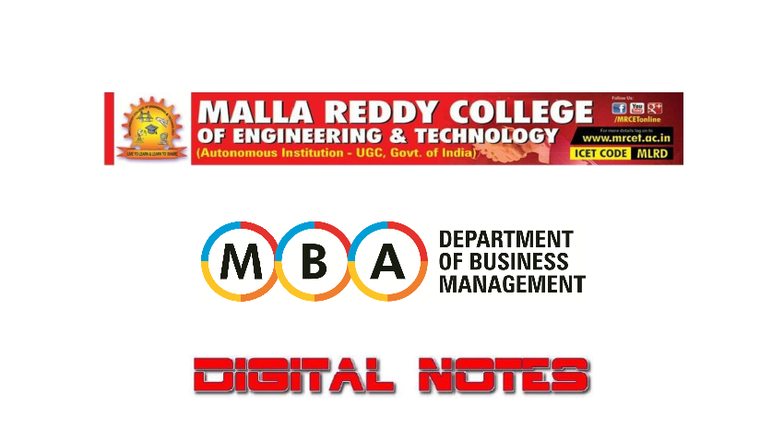 R20MBA01 MBA I Year I Sem Management & Organizational Behavior Notes ...