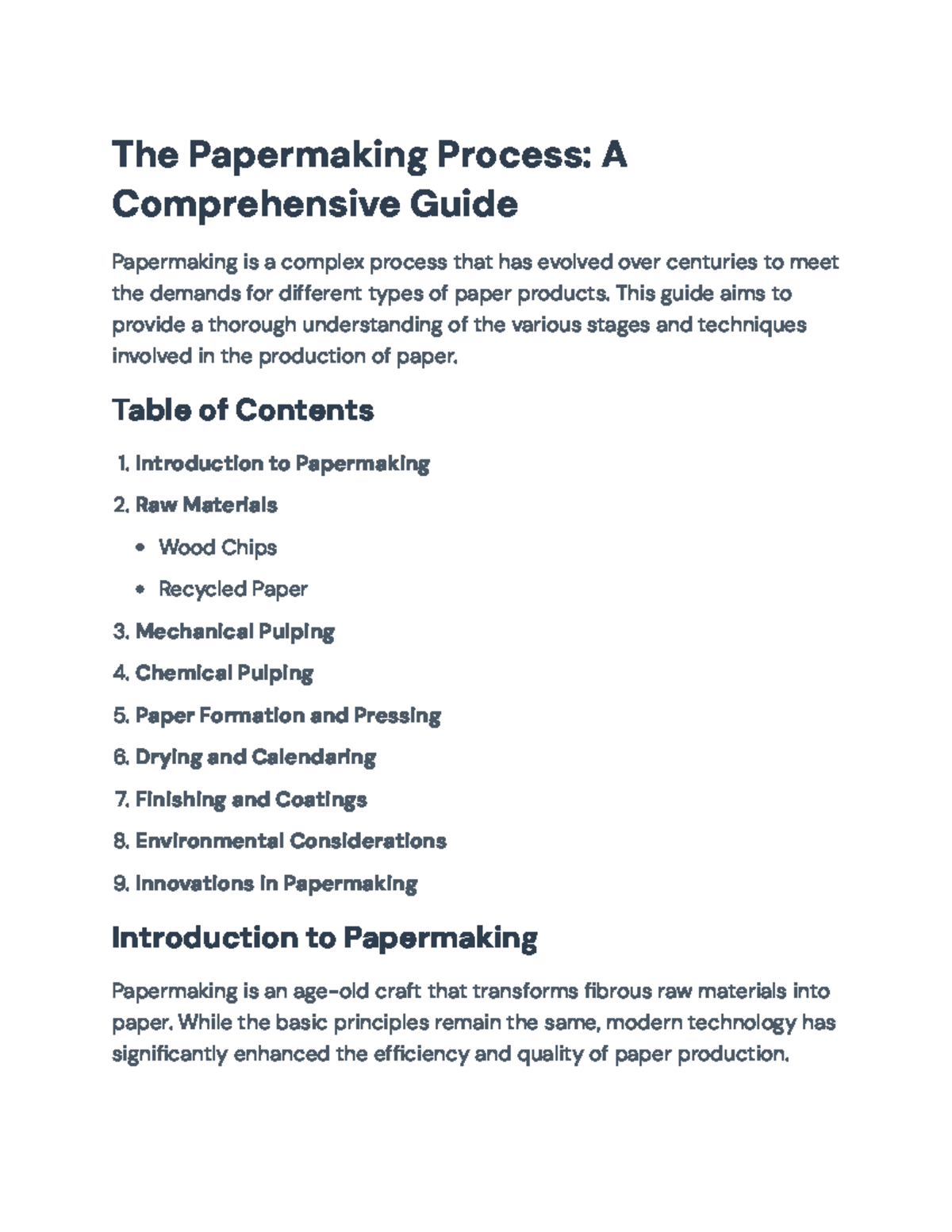 Papermaking Process: Comprehensive Guide to Techniques and Innovations ...