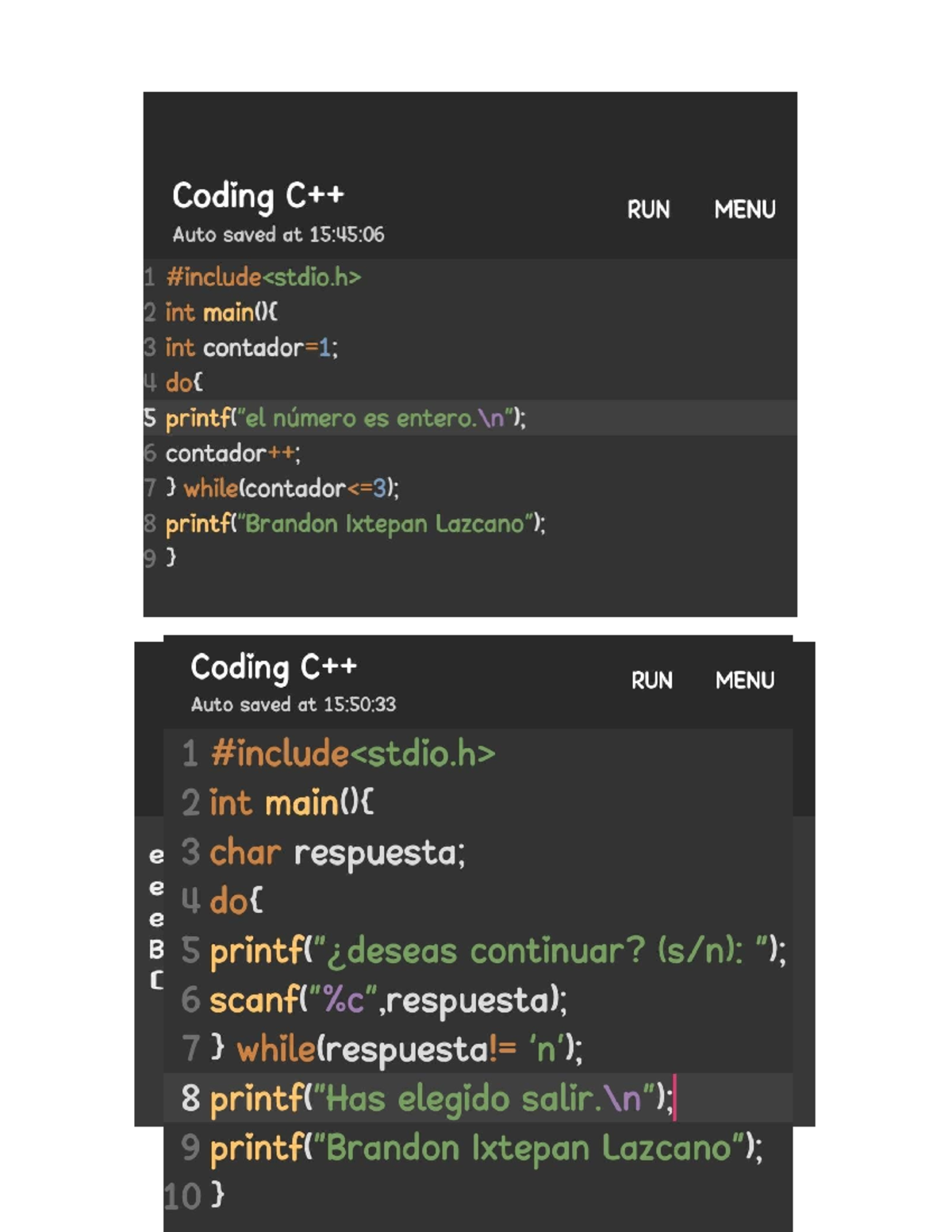 Galicia - Informática Programming Code Examples - Studocu